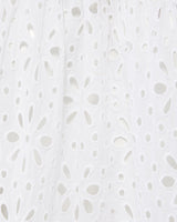 Girls Lila Dress In Fresh White Seaside Eyelet