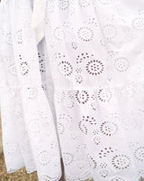 Charlie Skirt In Fresh White Eyelet