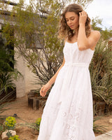 Addyson Dress In Fresh White Eyelet