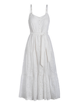 Addyson Dress In Fresh White Eyelet
