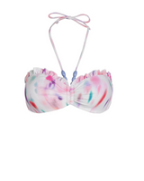 Alexis Top In Hazy Ikat Ivory