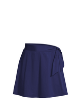 Amy Swim Skirt Navy Satin
