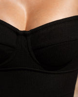 Anabel One Piece In Black Texture
