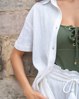 Michelle Shirt In Fresh White