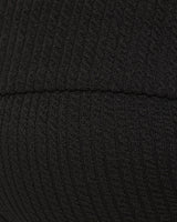 Erin Top In Black Texture with Gold