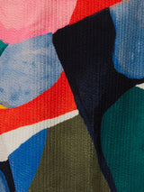 Kara One Piece In Carta Colorblock Texture