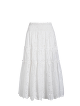 Charlie Skirt In Fresh White Eyelet