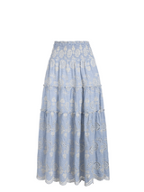 Charlie Skirt In Sky/Natural Eyelet