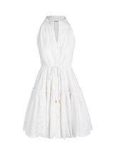 Charlotte Dress In Fresh White Eyelet