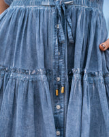 Charlotte Dress In Stonewash