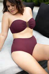 Cindy Swim Top Auburn Texture