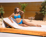 Cindy Top + Ring Trim Bottom in Grotto