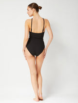 Daphne One Piece Black Texture