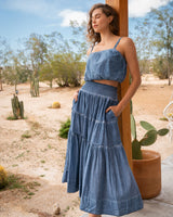 Charlie Skirt In Stonewash