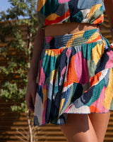 Dani Top In Carta Colorblock