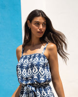 Dani Top + Devon Skirt Set In Tivara Ikat