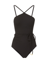 Daphne One Piece In Black Texture