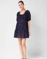 Kelly Dress Navy Seaside Eyelet