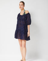 Kelly Dress Navy Seaside Eyelet