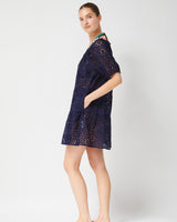 Kelly Dress Navy Seaside Eyelet