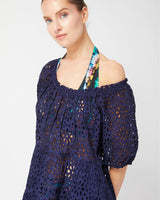 Kelly Dress Navy Seaside Eyelet