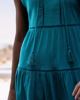 Gari Dress In Jungle Green