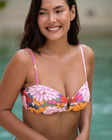 Gina Top In Zinnia Fields