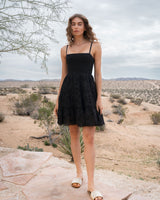 Hannah Dress In Black Eyelet