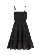 Hannah Dress In Black Eyelet