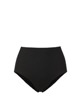 Classic High Waist Bottom In Black Texture