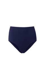 Classic High Waist Bottom Navy Satin
