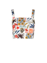 Ilyssa Crop Top In Riviera