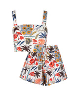 Ilyssa Top + Vicki Shorts Set In Riviera