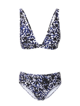 Jessica Top + Classic Midrise Bottoms in Animal Dot