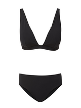 Jessica Top + Classic Midrise Bottom in Black