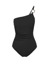 Kara One Piece In Black Texture