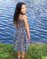 Girls Lila Dress In Elysia Waves