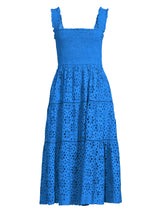 Kristen Dress In Grotto Seaside Eyelet