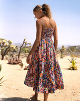 Kristen Dress In Painted Petals