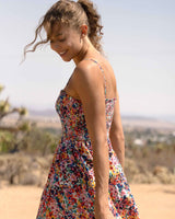 Kristen Dress In Painted Petals
