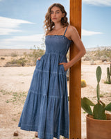 Kristen Dress In Stonewash