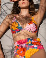 Leah Top In Zinnia Fields