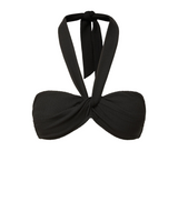 Loryn Swim Top Black Texture