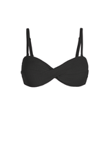 Loryn Swim Top Black Texture