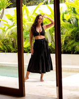 Melissa Top In Black Texture
