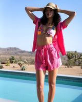 Leah Top + Classic Midrise Bottom in Zinnia Fields