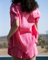 Michelle Top + Vicki Shorts Set in Hibiscus