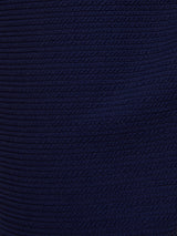 Gina Top + Hi Waist Hi Leg Bottom in Navy Texture