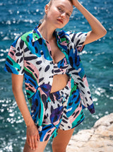 Michelle Shirt In Palm Island