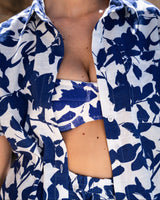 Nellie Top + Ring Trim Bottom In Moraea Garden Texture